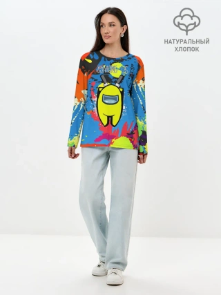 Лонгслив женский. Хлопок / Among Us