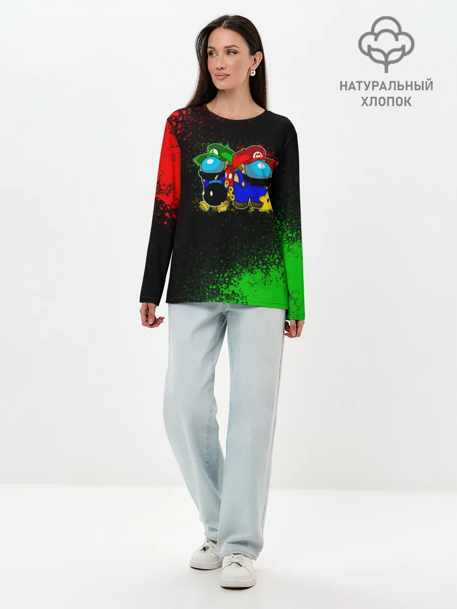 Лонгслив женский. Хлопок / Among Us