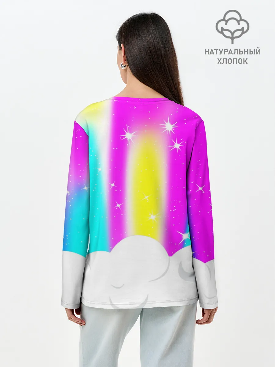 Лонгслив женский. Хлопок / AMONG US UNICORN