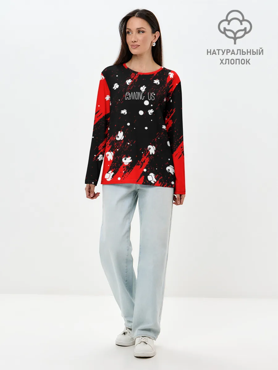 Лонгслив женский. Хлопок / Among Us