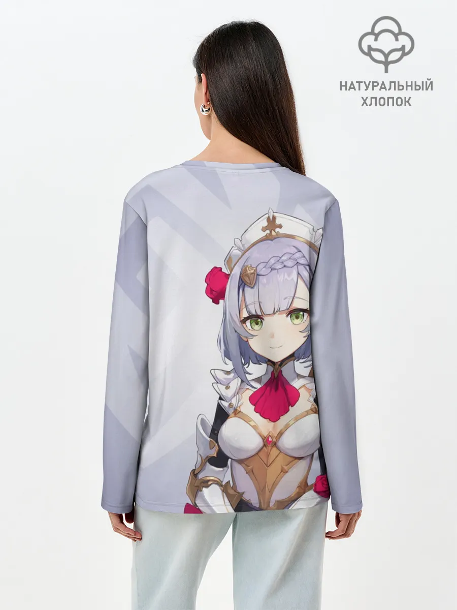 Лонгслив женский. Хлопок / GENSHIN IMPACT, НОЭЛЛЬ