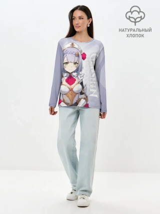 Лонгслив женский. Хлопок / GENSHIN IMPACT, НОЭЛЛЬ