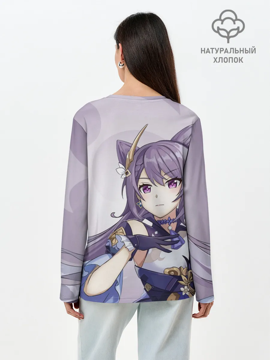 Лонгслив женский. Хлопок / GENSHIN IMPACT, КЭ ЦИН