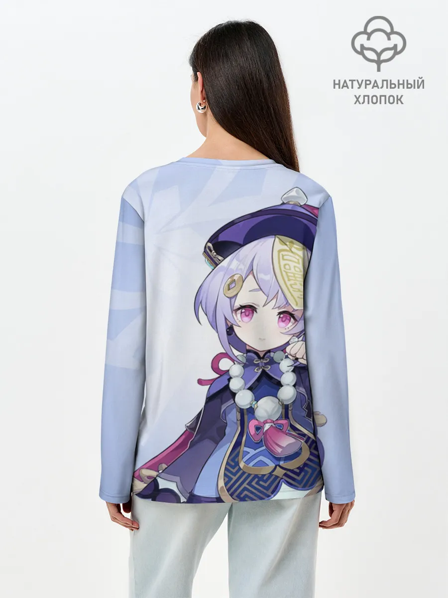 Лонгслив женский. Хлопок / GENSHIN IMPACT, ЦИ ЦИ,