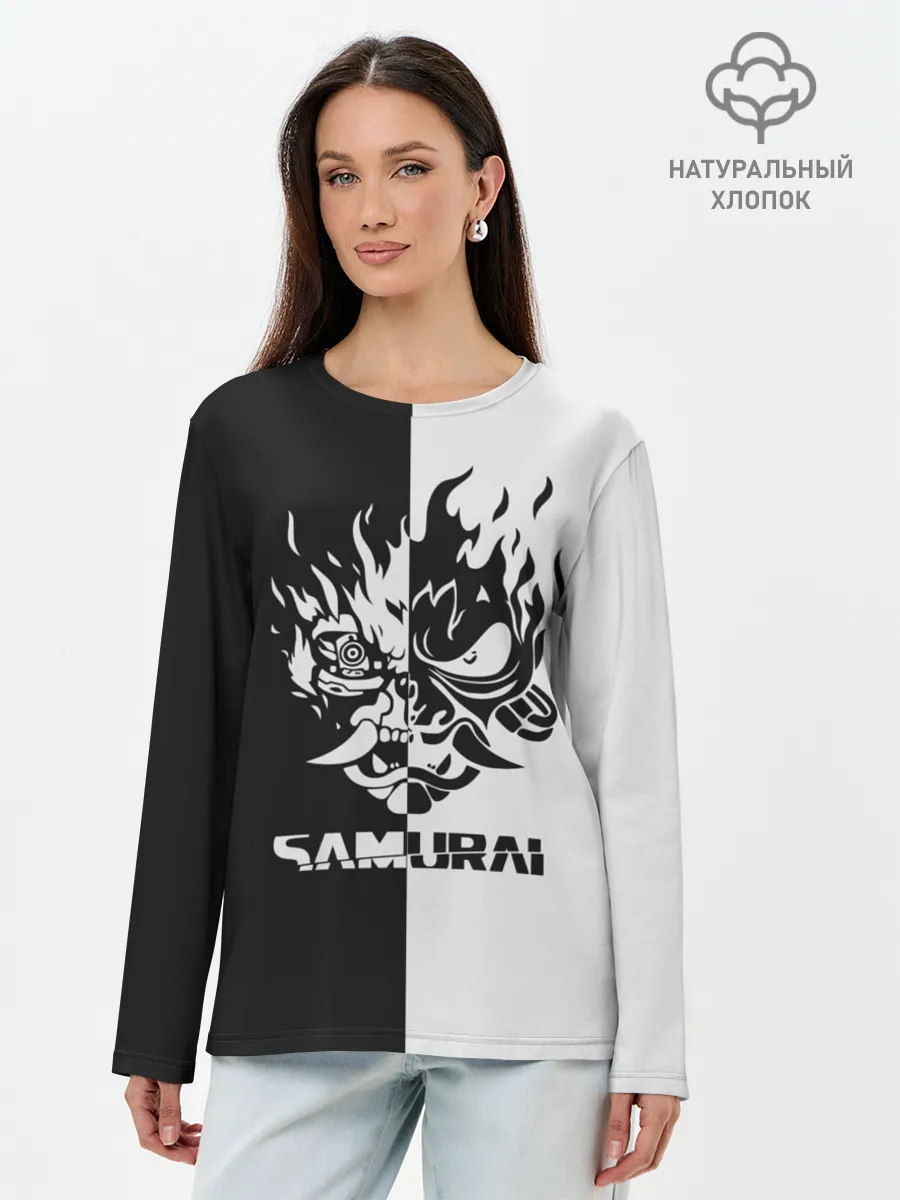 Лонгслив женский. Хлопок / SAMURAI