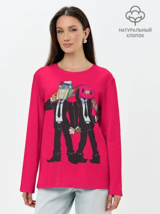 Лонгслив женский. Хлопок / Hazel & Cha-cha