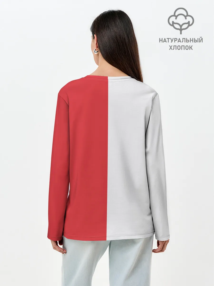 Лонгслив женский. Хлопок / С Новым Годом!