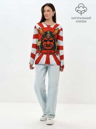 Лонгслив женский. Хлопок / Sun samurai