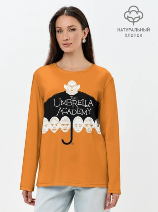 Лонгслив женский. Хлопок / Академия Амбрелла