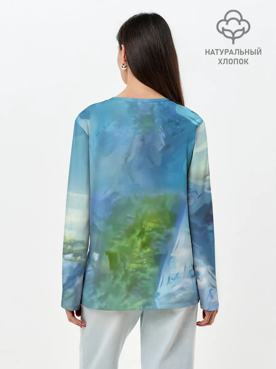 Лонгслив женский. Хлопок / Genshin Impact