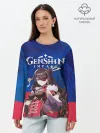Лонгслив женский. Хлопок / Genshin Impact