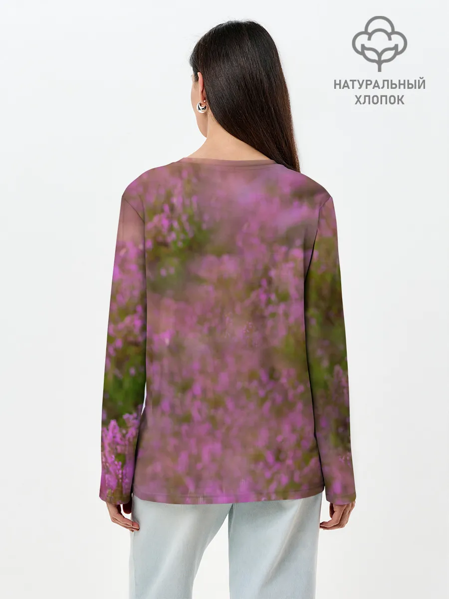 Лонгслив женский. Хлопок / Dog