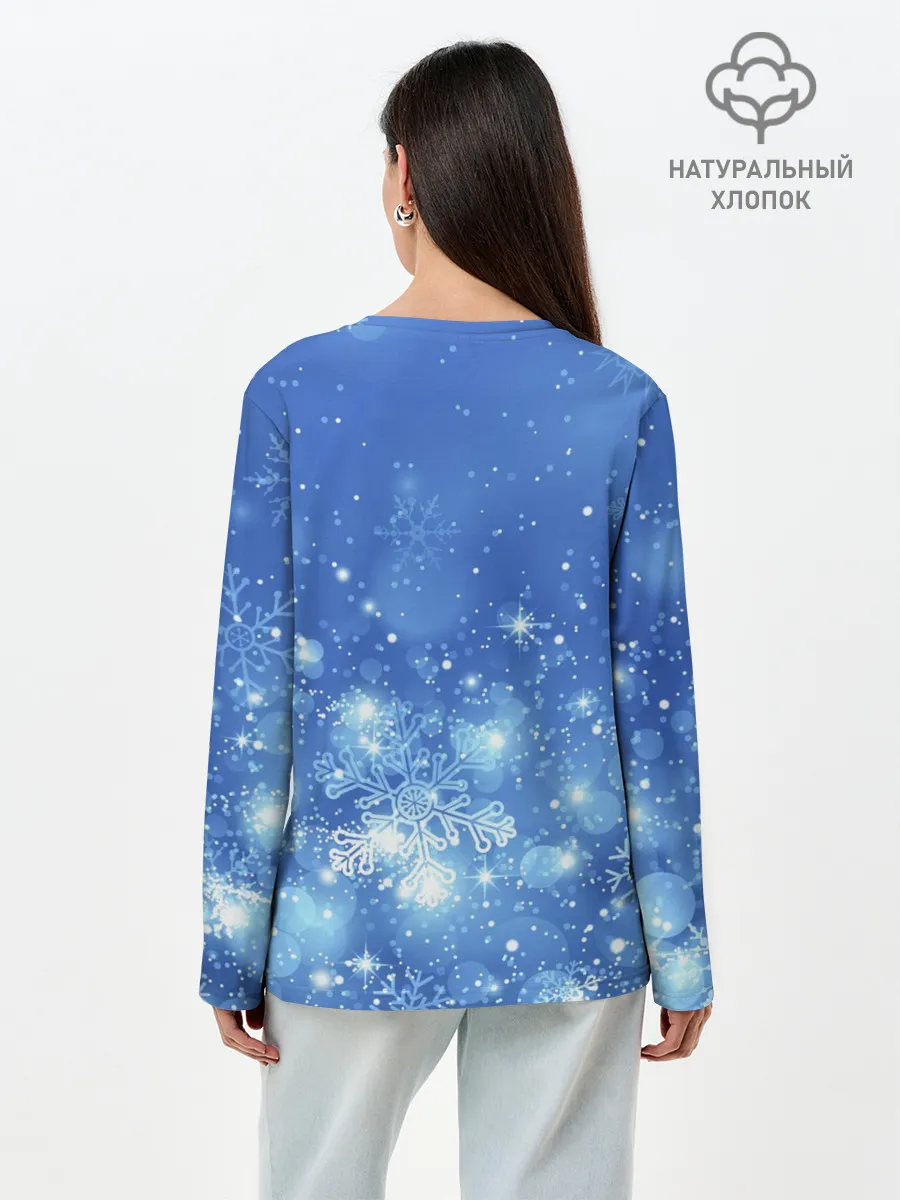 Лонгслив женский. Хлопок / Among Us New Year