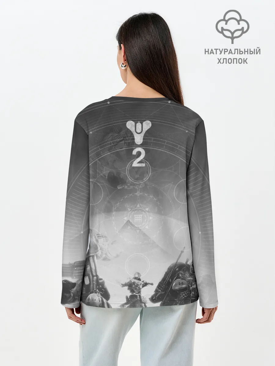 Лонгслив женский. Хлопок / DESTINY