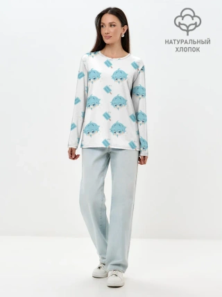 Лонгслив женский. Хлопок / Genshin Impact