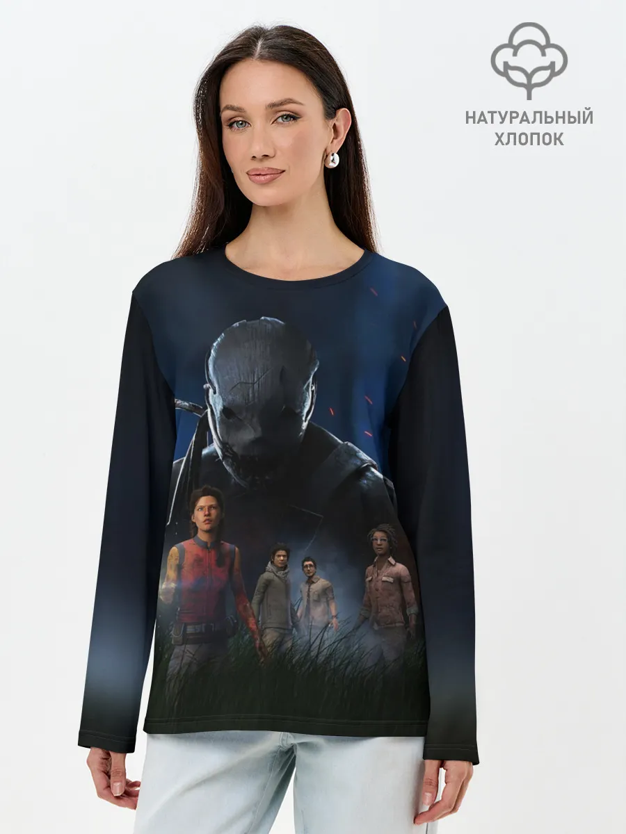 Лонгслив женский. Хлопок / Dead by daylight