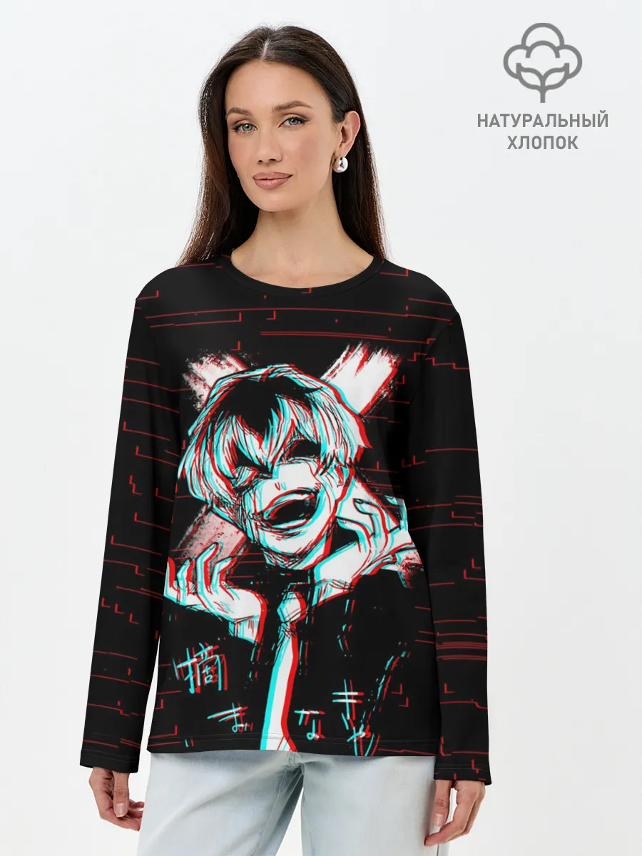 Лонгслив женский. Хлопок / The madness of Ken