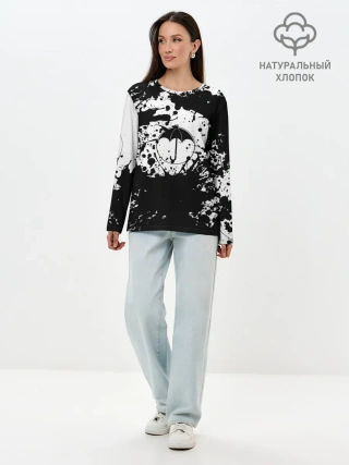 Лонгслив женский. Хлопок / Академия Амбрелла