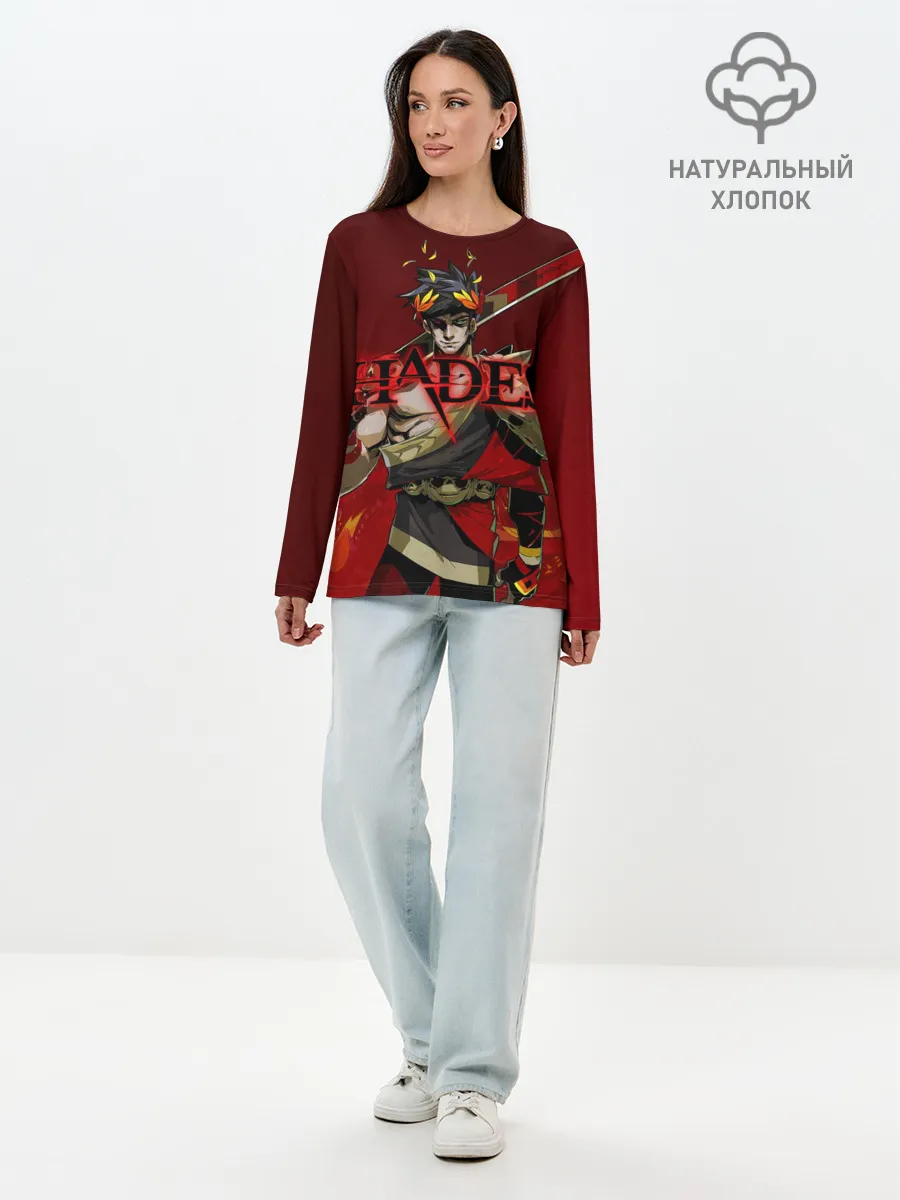 Лонгслив женский. Хлопок / HADES