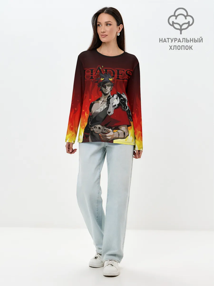 Лонгслив женский. Хлопок / HADES ZAGREUS