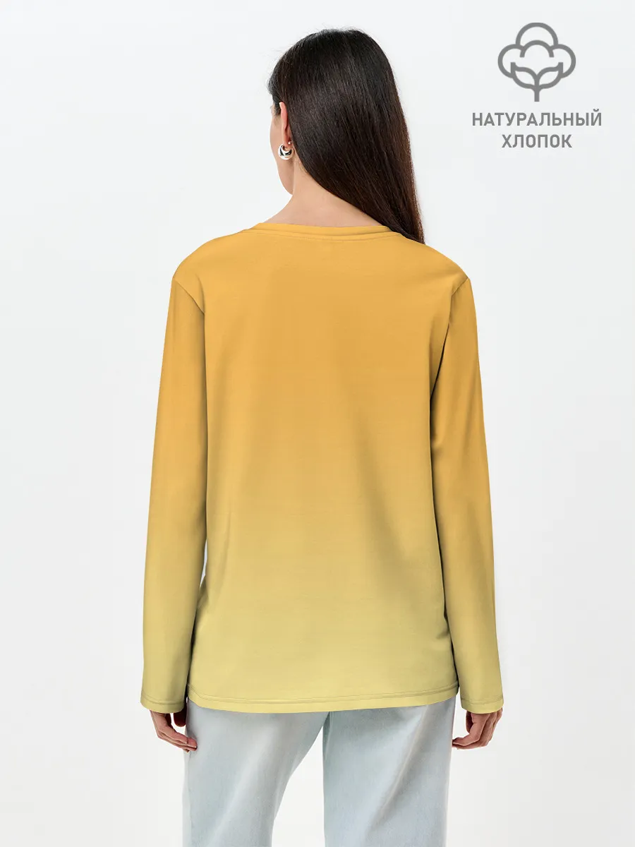 Лонгслив женский. Хлопок / Cyber 2b