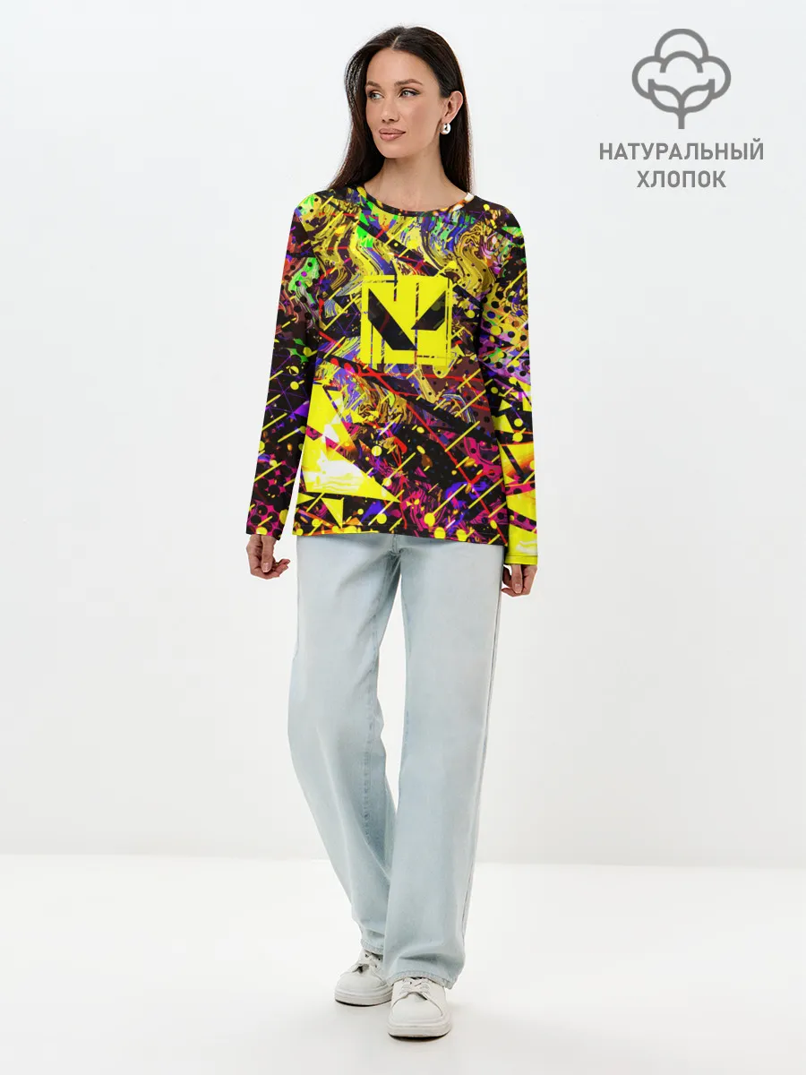 Лонгслив женский. Хлопок / Valorant