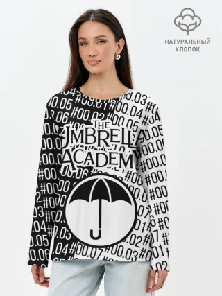 Лонгслив женский. Хлопок / АКАДЕМИЯ АМБРЕЛЛА