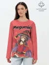 Лонгслив женский. Хлопок / Megumin показывает силу