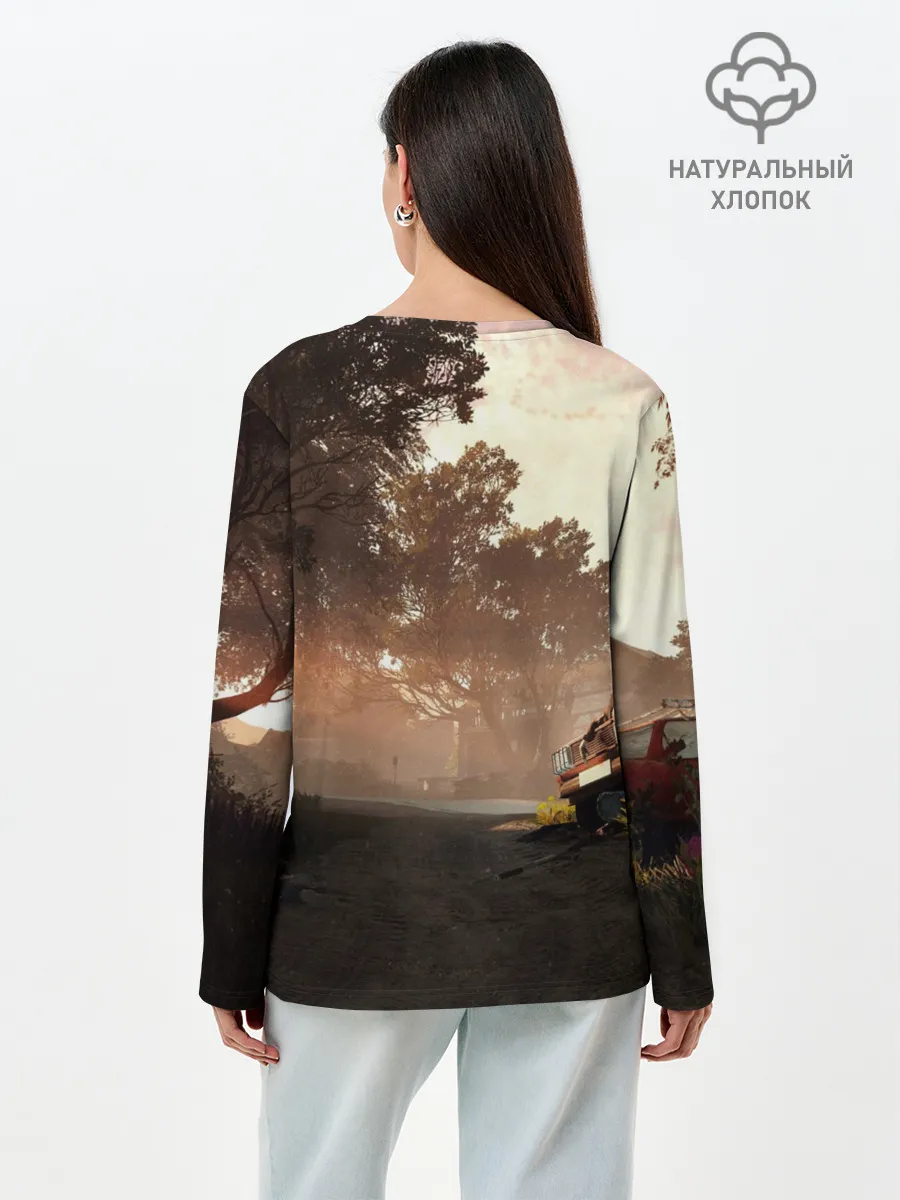 Лонгслив женский. Хлопок / PUBG