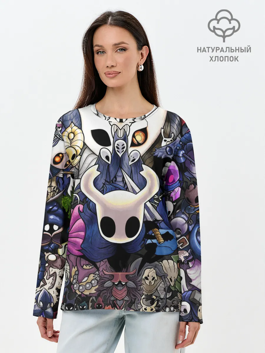 Лонгслив женский. Хлопок / HOLLOW KNIGHT
