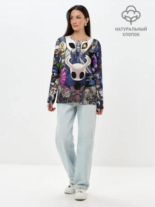 Лонгслив женский. Хлопок / HOLLOW KNIGHT