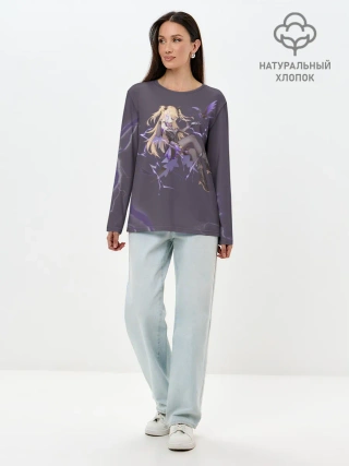 Лонгслив женский. Хлопок / Genshin Impact