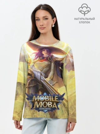 Лонгслив женский. Хлопок / Mobile legends