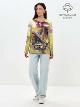 Лонгслив женский. Хлопок / Mobile legends