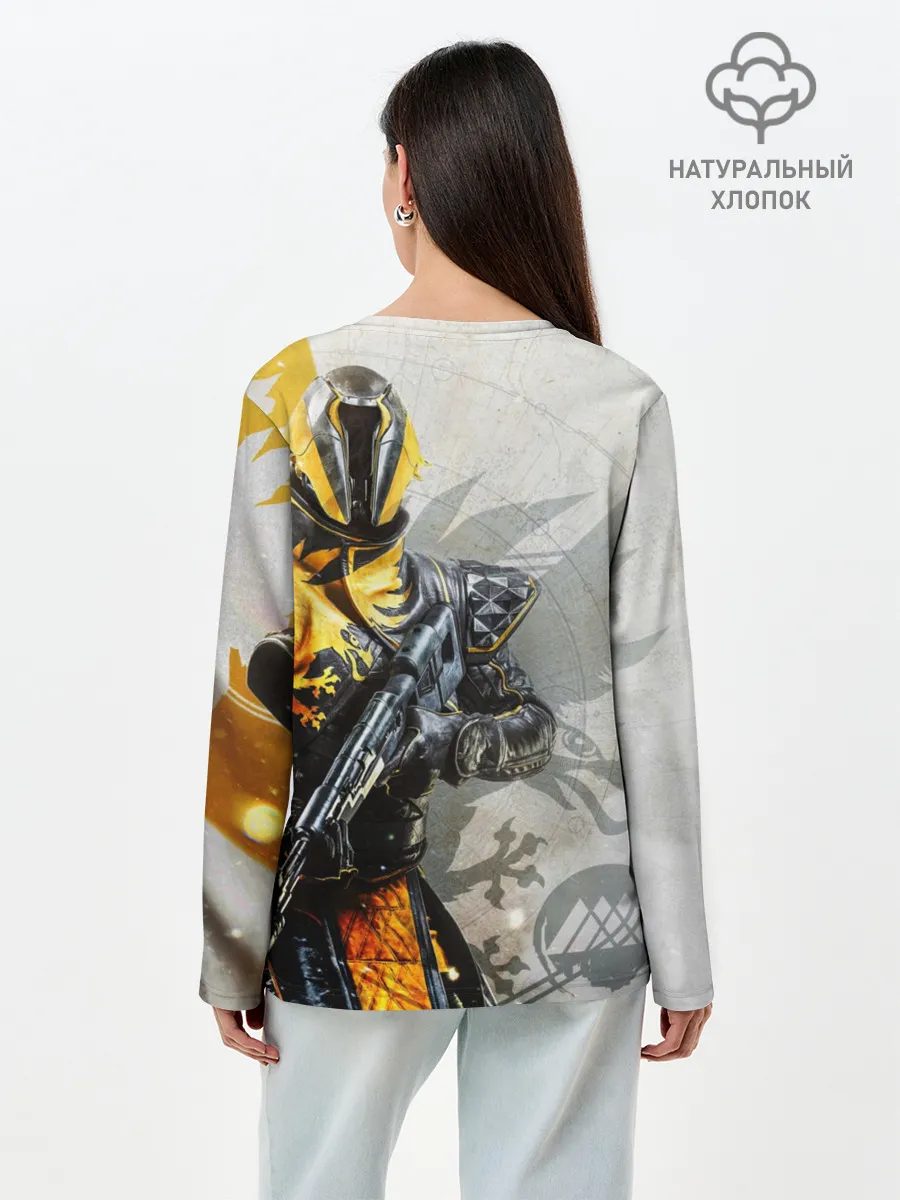 Лонгслив женский. Хлопок / DESTINY, WARLOCK