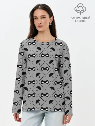 Лонгслив женский. Хлопок / АКАДЕМИЯ АМБРЕЛЛА