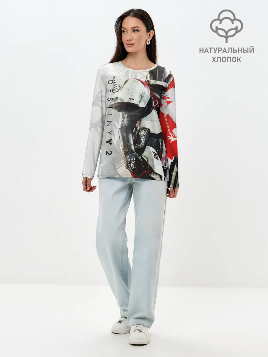 Лонгслив женский. Хлопок / DESTINY, TITAN