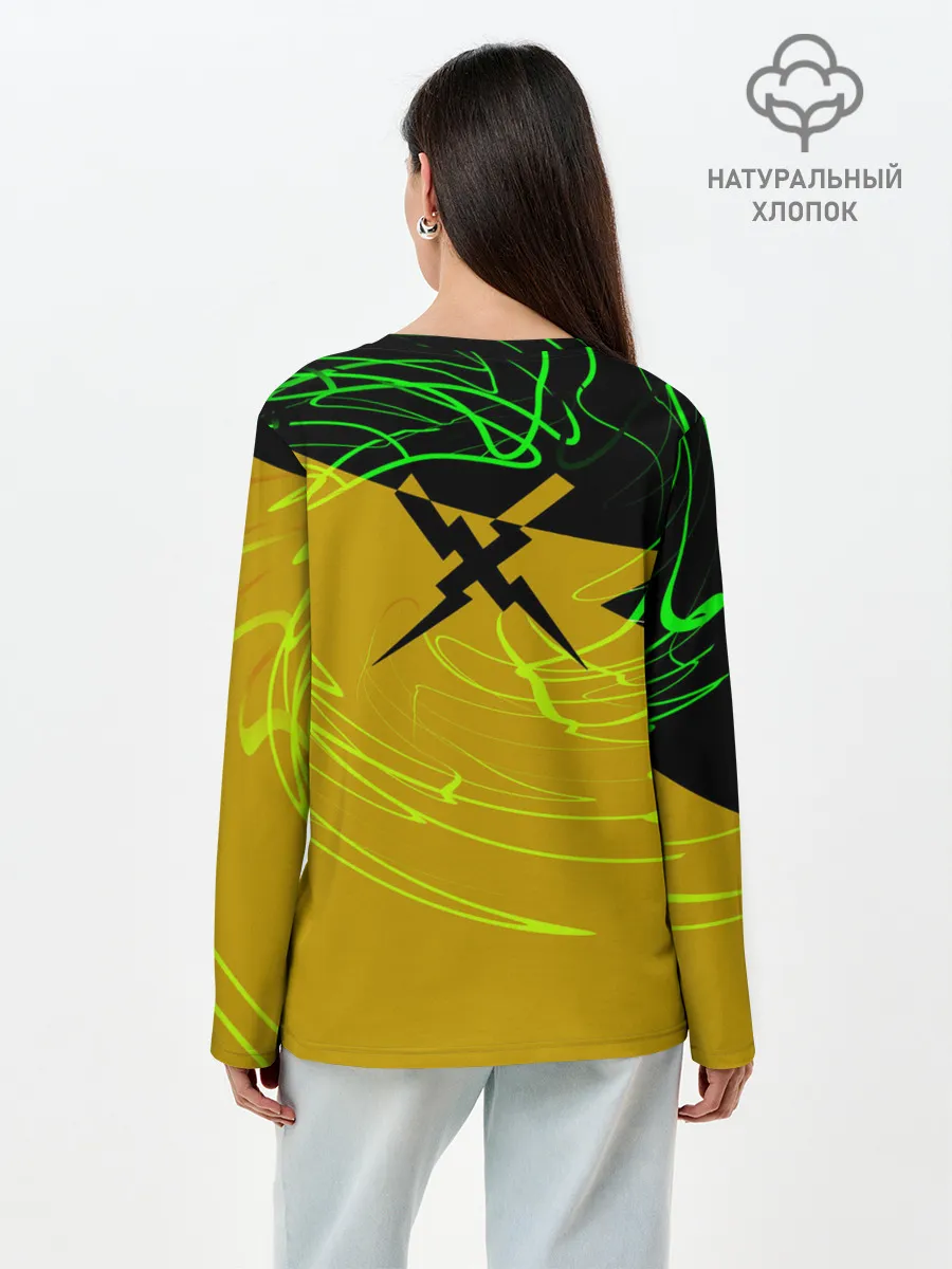 Лонгслив женский. Хлопок / Hades