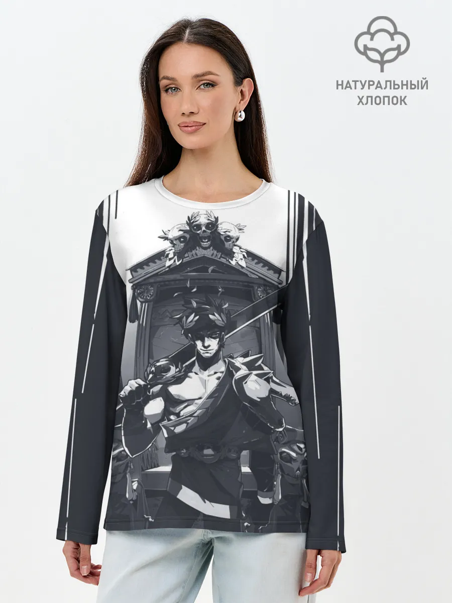 Лонгслив женский. Хлопок / Hades | Zagreus
