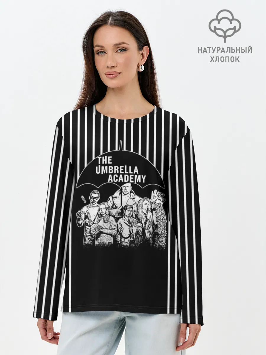 Лонгслив женский. Хлопок / umbrella academy