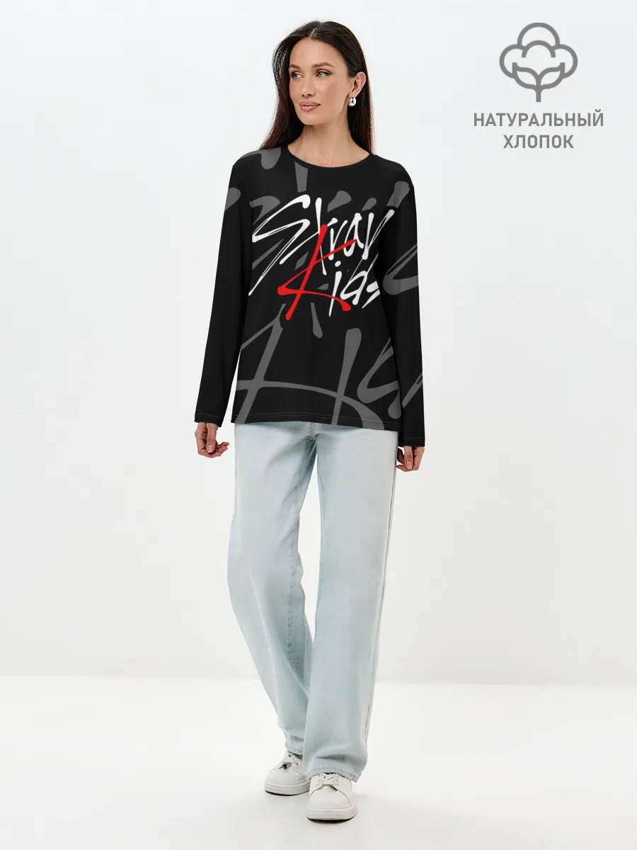 Лонгслив женский. Хлопок / STRAY KIDS