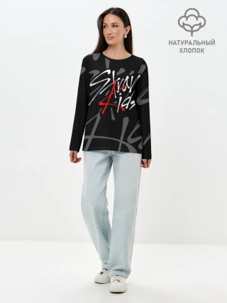 Лонгслив женский. Хлопок / STRAY KIDS