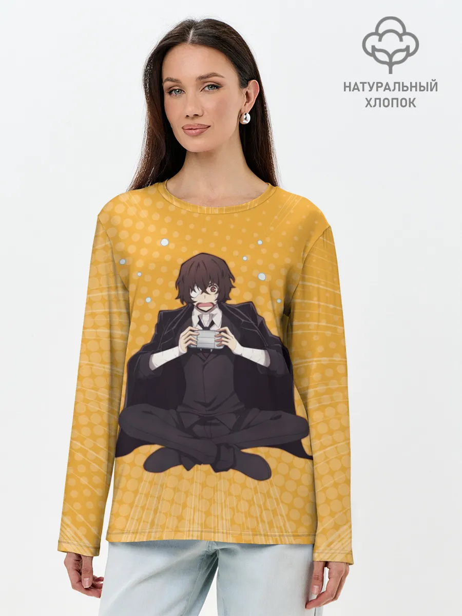 Лонгслив женский. Хлопок / Дазай