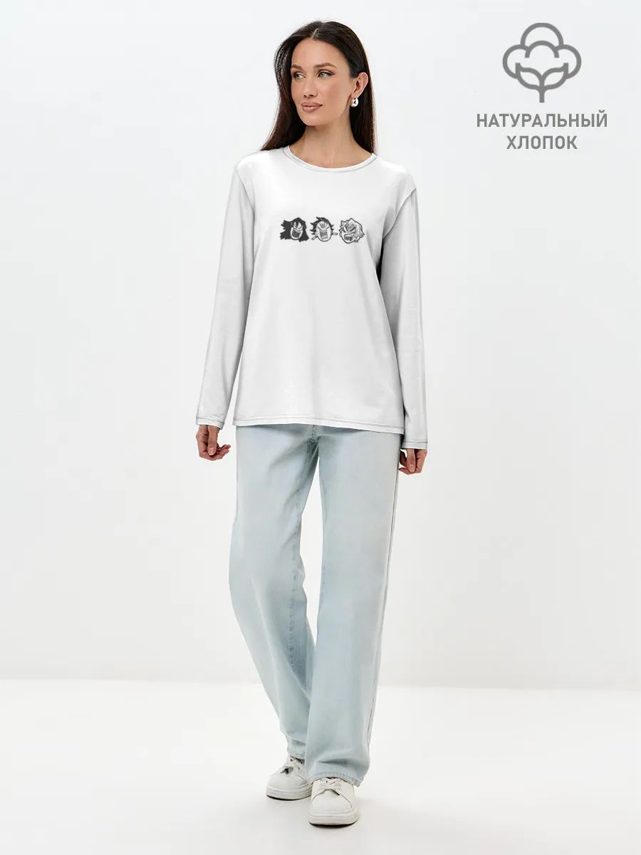 Лонгслив женский. Хлопок / герои аниме