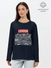 Лонгслив женский. Хлопок / LONDON