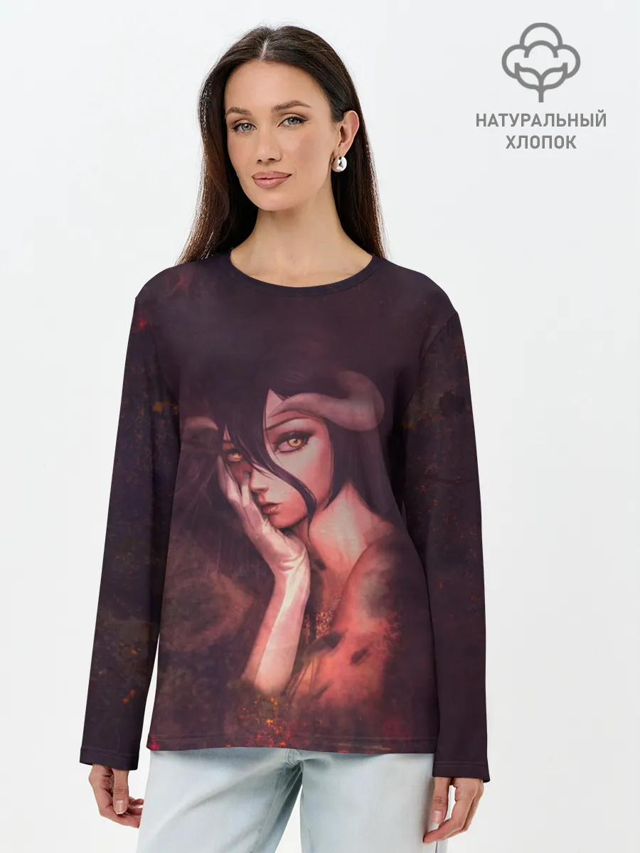 Лонгслив женский. Хлопок / ALBEDO SADNESS