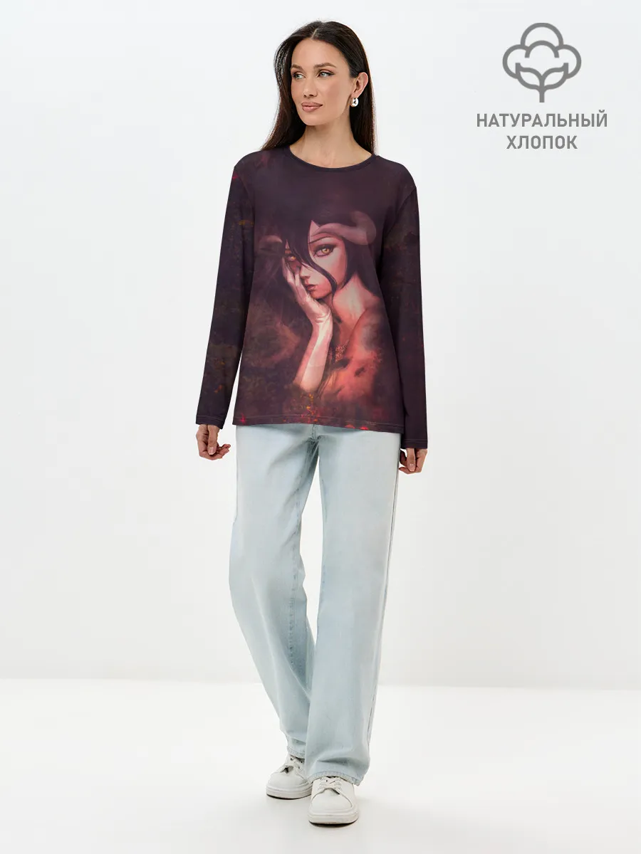 Лонгслив женский. Хлопок / ALBEDO SADNESS