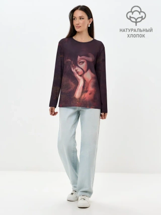 Лонгслив женский. Хлопок / ALBEDO SADNESS