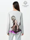 Лонгслив женский. Хлопок / NIER AUTOMATA / 2B