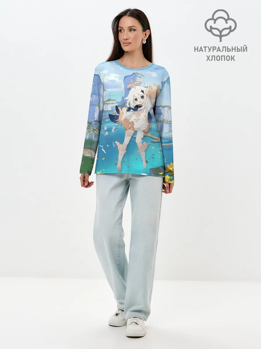 Лонгслив женский. Хлопок / Paimon